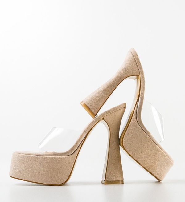 Botinelli Сандали на ток Sporio Бежов