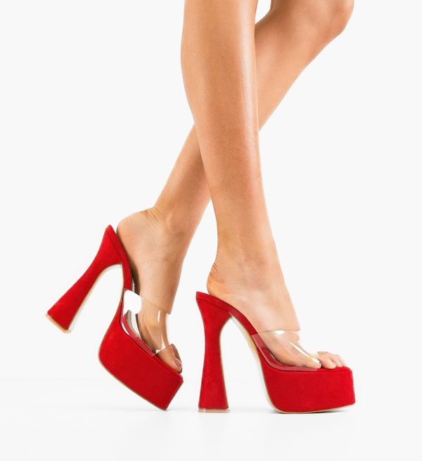 Botinelli Сандали на ток Sporio Червени