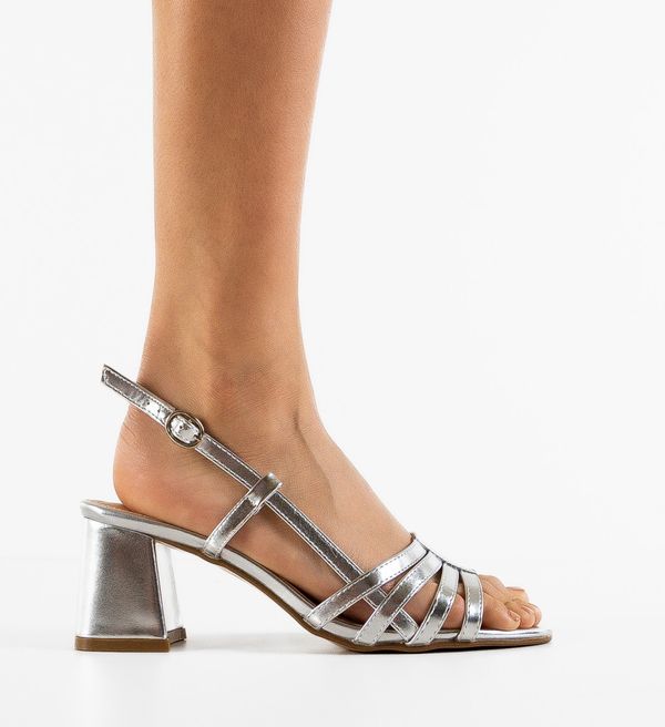 Mei Сандали на ток Stussy Сребърни