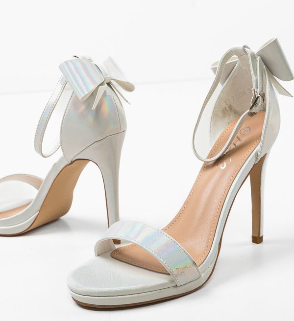 Hebe Сандали на ток Tartillas Бели