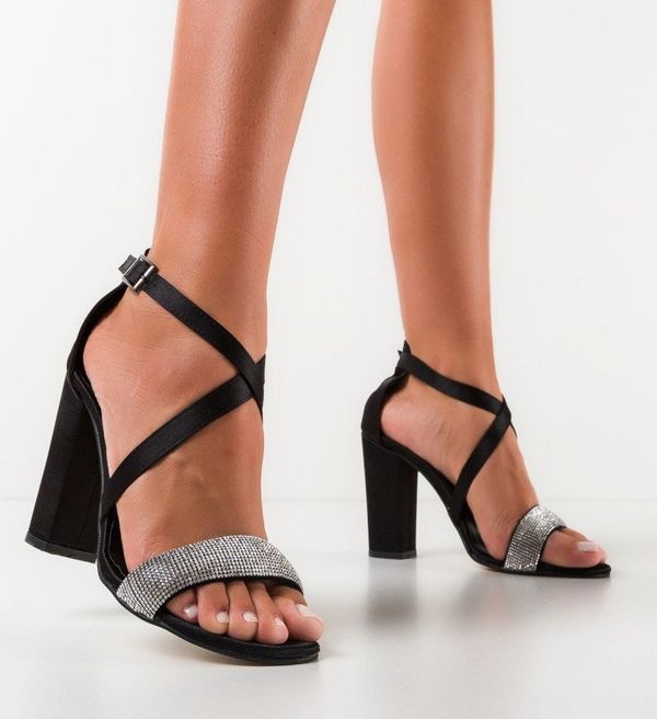 Wow Shoes Сандали на ток Terna 2 Черни