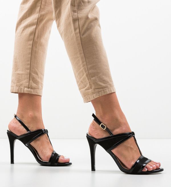 Ali Сандали на ток Terrell Черни