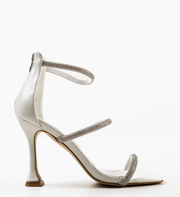 Botinelli Сандали на ток Teset Бели