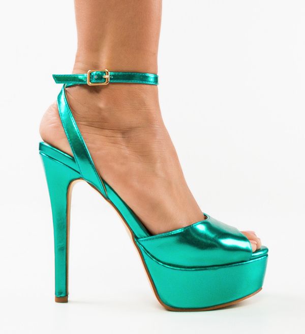 Ali Сандали на ток Thyrza Зелени