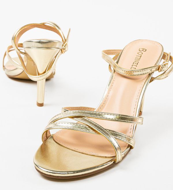 Botinelli Сандали на ток Tokeai Златни