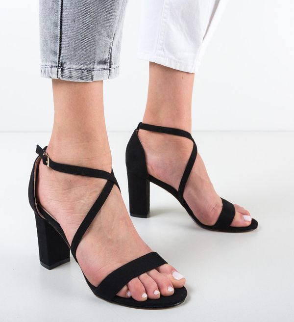 Botinelli Сандали на ток Tranta Черни