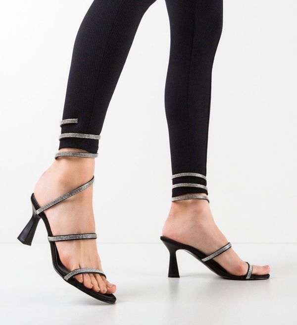 Exist Shoes Сандали на ток Tulmyka Черни