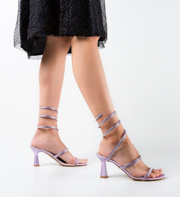 Exist Shoes Сандали на ток Tulmyka Лилав