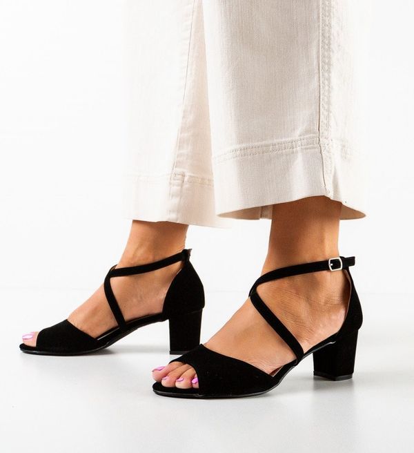 Tony Сандали на ток Tyga Сребърни