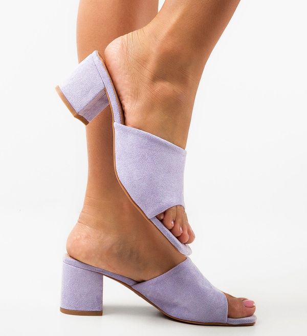 Ali Сандали на ток Velia Лилав