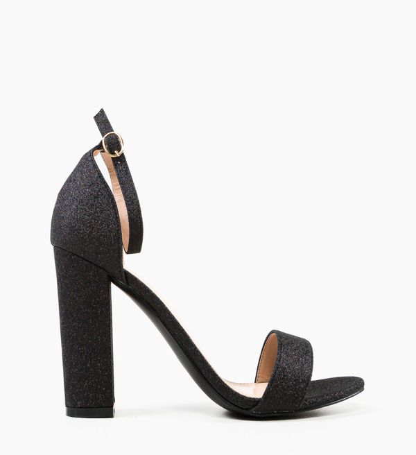 Ali Сандали на ток Velma Черни