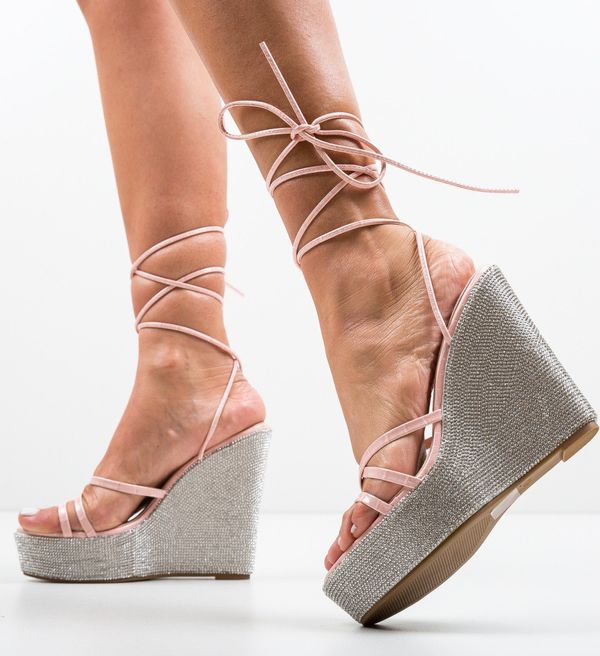 Mei Сандали на ток Verito Розов