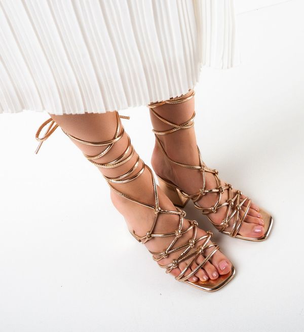 Botinelli Сандали на ток Vision Златни