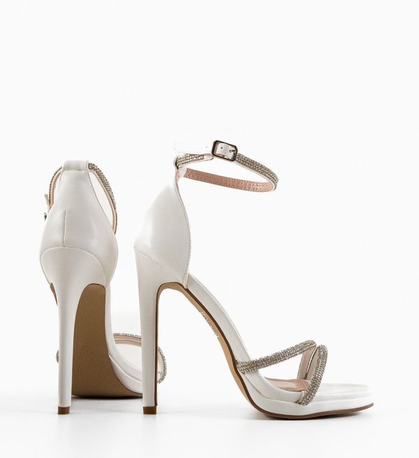 Botinelli Сандали на ток Vrad Бели