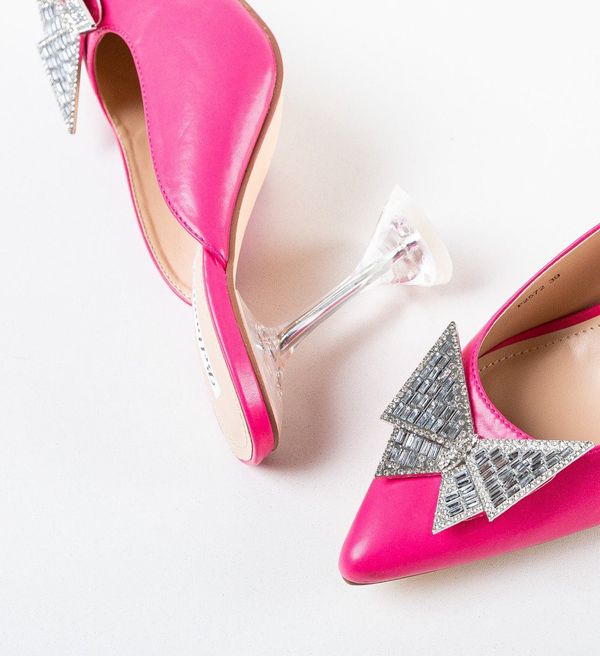 Ali Сандали на ток Wharton Розов