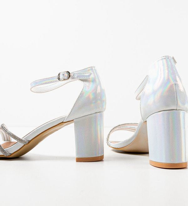 Hebe Сандали на ток Yunus Сребърни