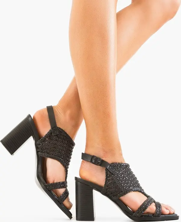 Ali Сандали на ток Zak Черни