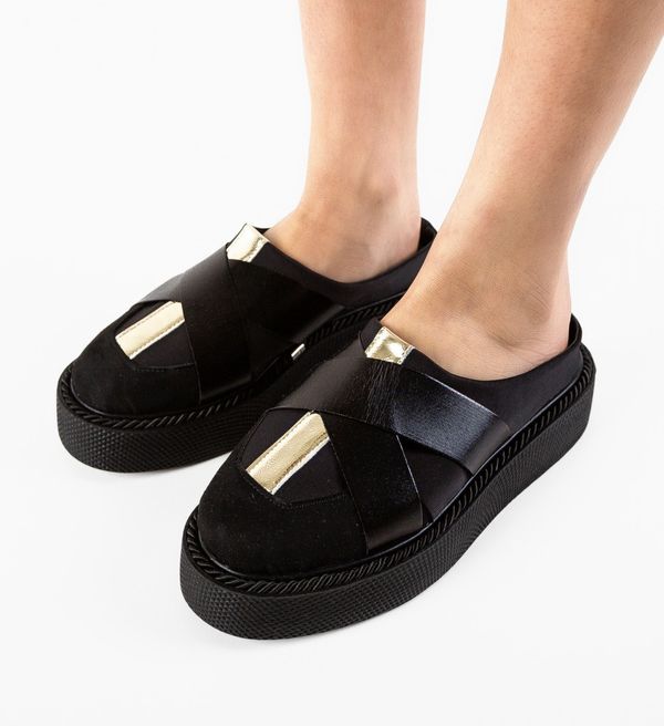 Wow Shoes Сандали Niksasha Черни