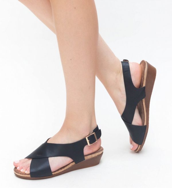 Botinelli Сандали Patina Черни