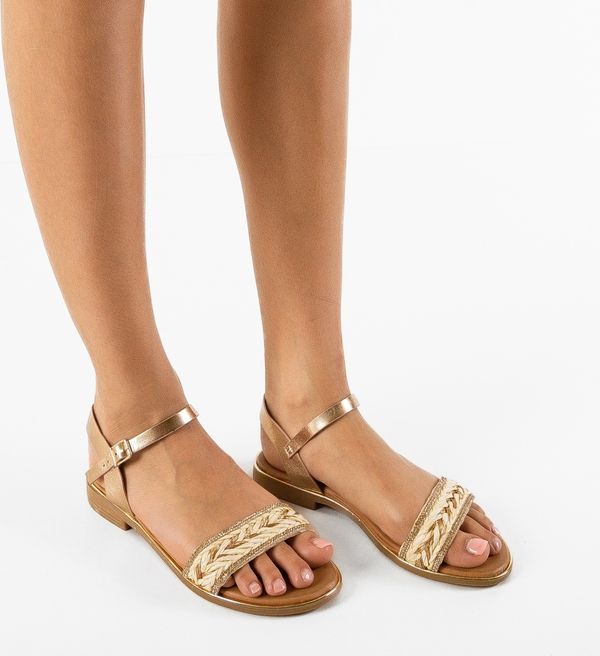 Ali Сандали Paulu Златни