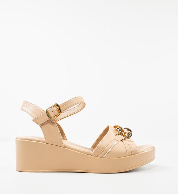 QING Сандали Peanut Бежов