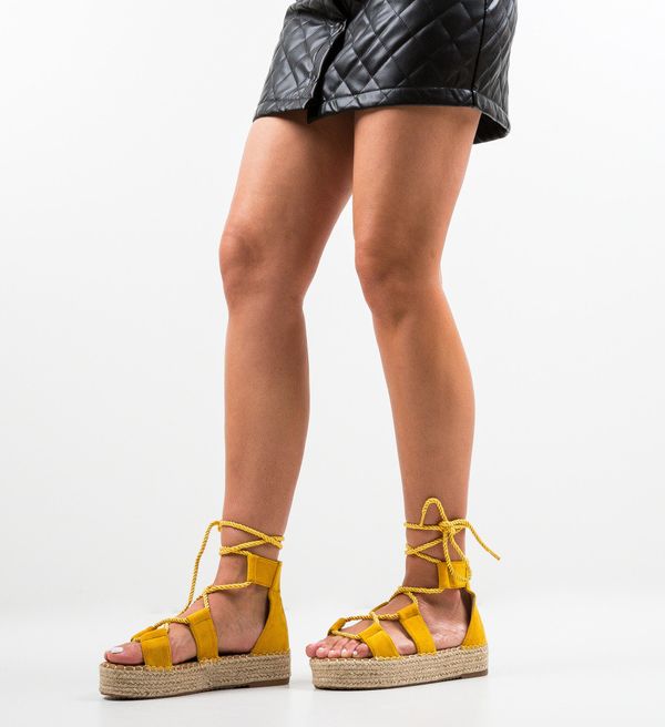 Mei Сандали Quiero Жълти