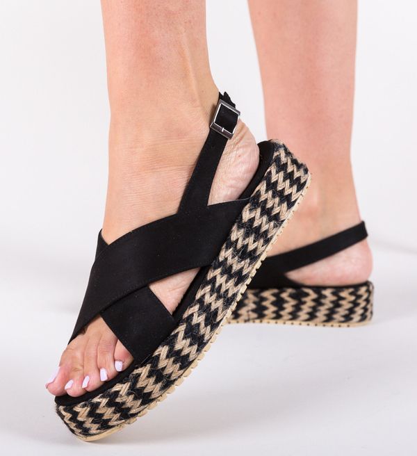 Exist Shoes Сандали Rinderor Черни