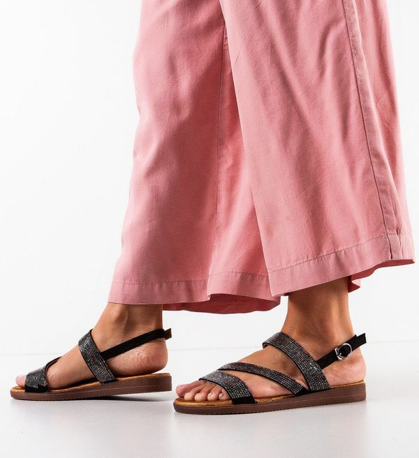 Angel Blue Сандали Rogers Черни