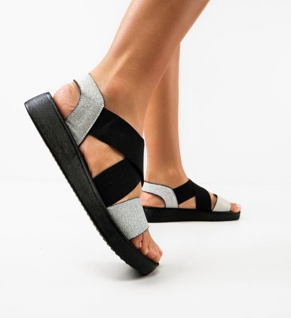 Zoha Сандали Sandra Сребърни