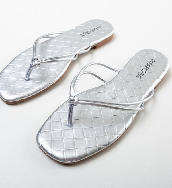 Ali Сандали Sauqo Сребърни