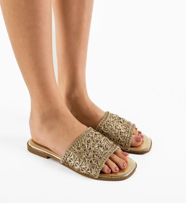 Ali Сандали Sher Златни