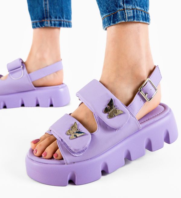 Mei Сандали Shumen Лилав