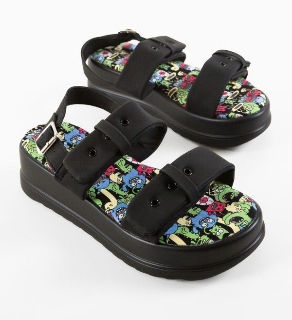 Mei Сандали Suites Черни