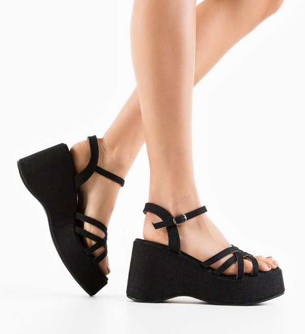 Mei Сандали Surcof Черни