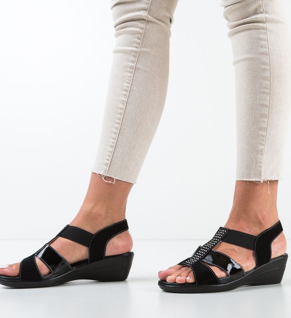 Ali Сандали Teagan Черни