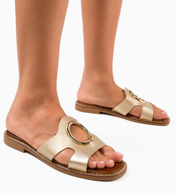 Ali Сандали Teddie Златни