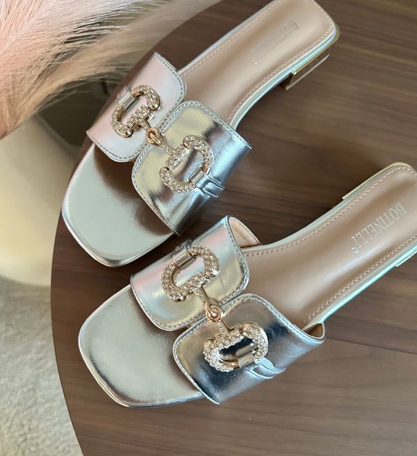 Botinelli Сандали Toyin Сребърни