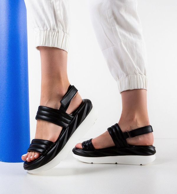 Mei Сандали Tratup Черни