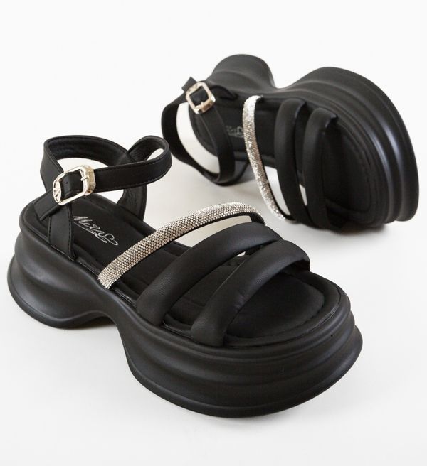 Mei Сандали Ubobny Черни