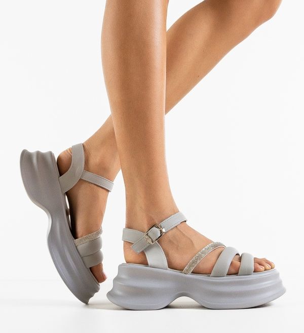 Mei Сандали Ubobny Сив