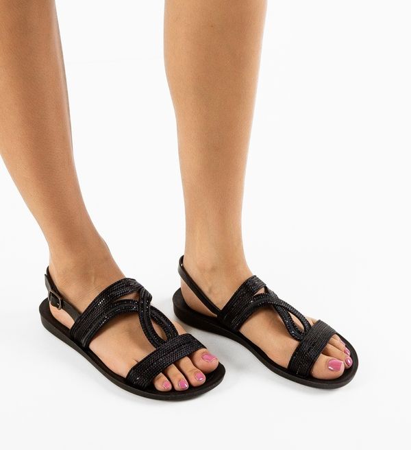 Lulux Сандали Undeny Черни