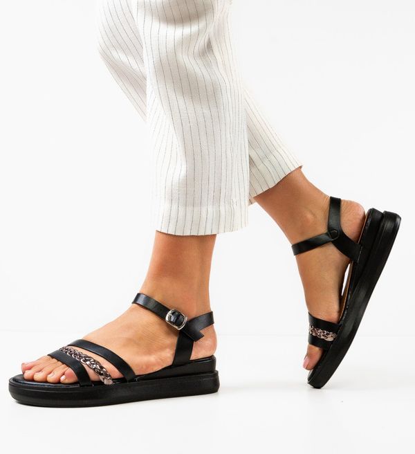 SFINX(LULU) Сандали Varast Черни