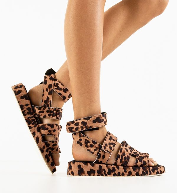 Wow Shoes Сандали Vardan Анимал принт