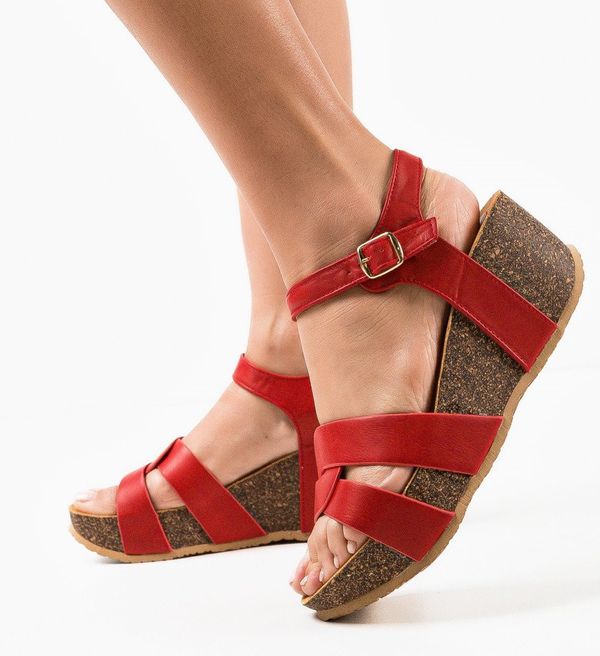 Botinelli Сандали Villanueva Червени