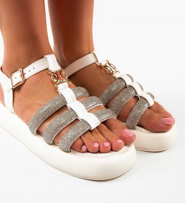 Udobni Сандали Yarara Бели