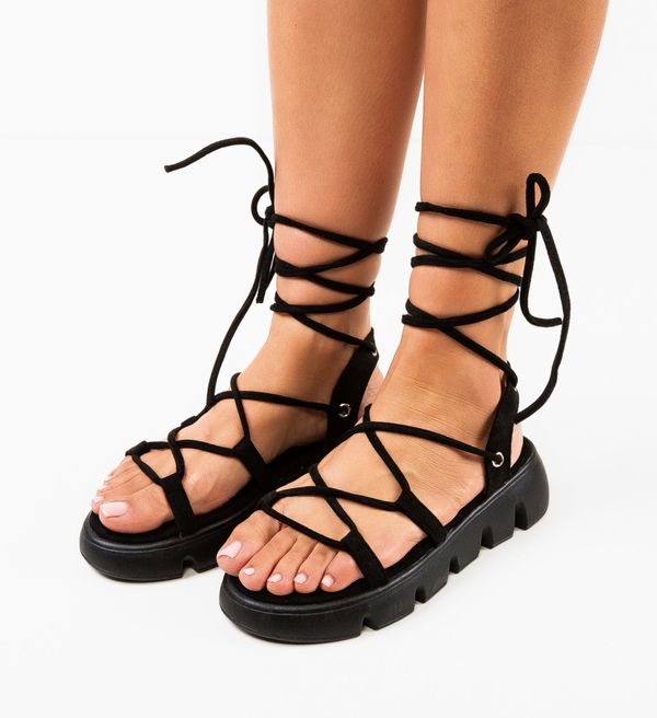 Mei Сандали Zikomo Черни