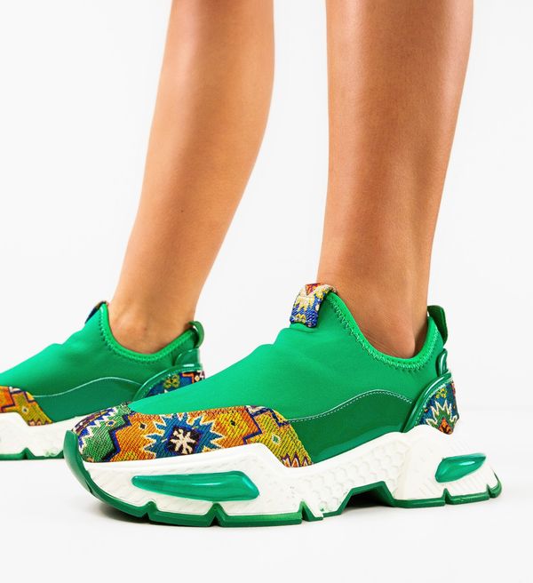 Wow Shoes Спортни Prata Зелени