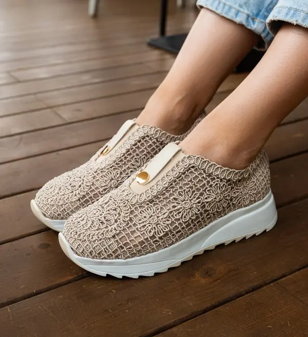 Wow Shoes Спортни Selima Бежов