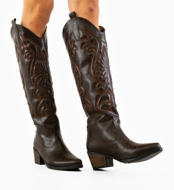 Wow Shoes Заострени Alpika Кафяв