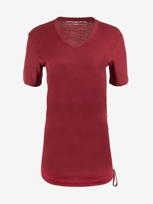 ALPINE PRO ALPINE PRO Aika T-shirt Cherven